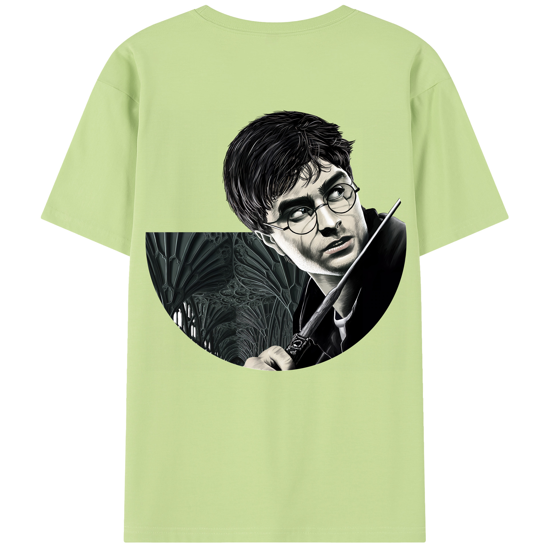 （画像用） Harry Potter ハリー・ポッターシリーズ 綿100％半袖Tシャツ（背面プリント）